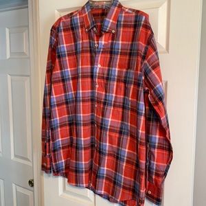 Alan Flusser Men’s Button Down Long Sleeve Shirt